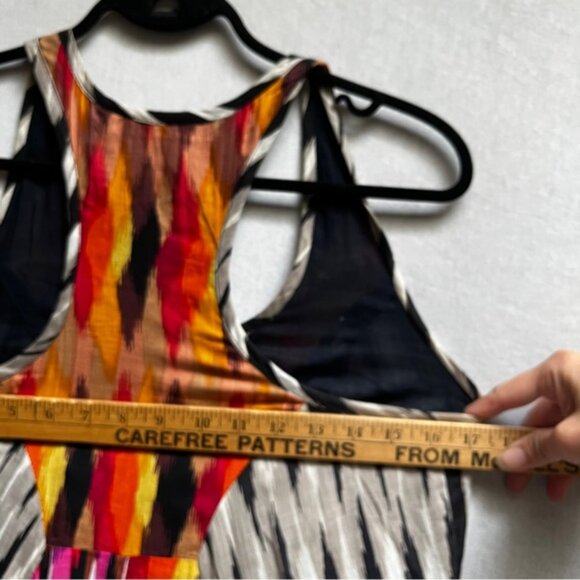 Kaktus boho Striped Women's Tank top cotton dress Sz S - Picture 12 of 12